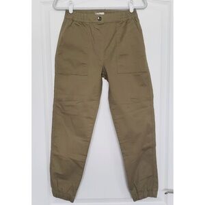 Cotton On Mid Rise Cuffed Chino Light Olive
